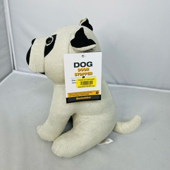 Dog Door Stopper Berkshire Pug Bulldog 10" 10" tall Excellent new condition with - Picture 6 of 7